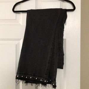 Kick boot ankle length pants